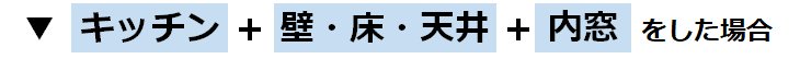 キッチン（ザ・クラッソ）＋壁・床・天井＋内窓をリフォームした場合の参考価格(費用)
